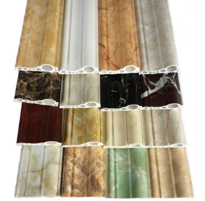 China Modern hot sale door frame background bordering PVC decorative wall trim marble line for sale