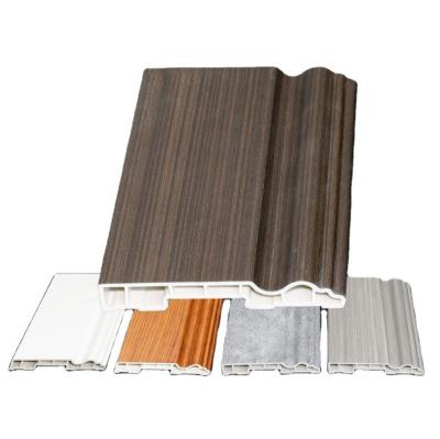 China Modern Hot Sale Wall Protection PVC Floor Molding Marble Skirting Board Basic for sale