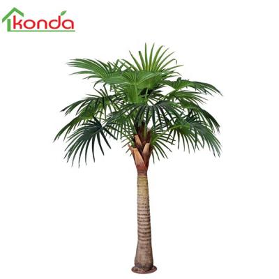 China Real Touch Customized Hot Selling Large Artificial Palm Tree For Outdoor Indoor Decor for sale