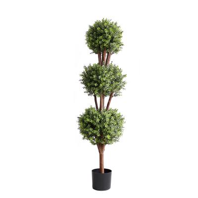 China Modern Boxwood Topiary Tree 60cm Artificial Indoor or Outdoor for sale