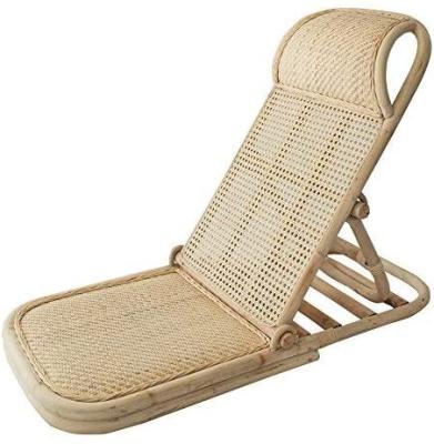 China New Modern Strong And Reinforced Construction Beach Rattan Chair With Adjustable Sit Settings for sale