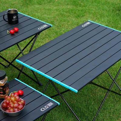 China (Size)Adjustable Aluminum Portable Folding Outdoor Furniture Folding Table With Keep Store Bag for sale