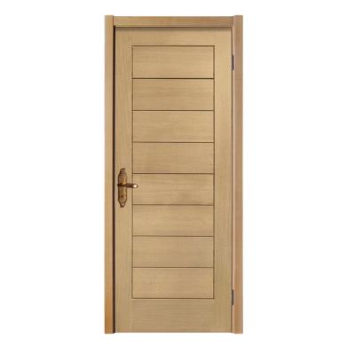 China Front Door Oak Veneer Modena Decorative External Hardwood Easily Assembled Wood Flush Door for sale