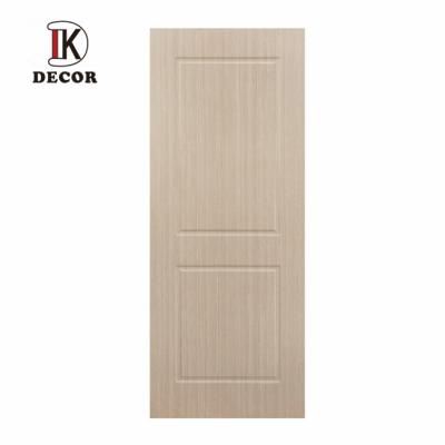 China Modern Interior MDF Wood Flush Swing Door Designs PVC Bathroom Door for sale