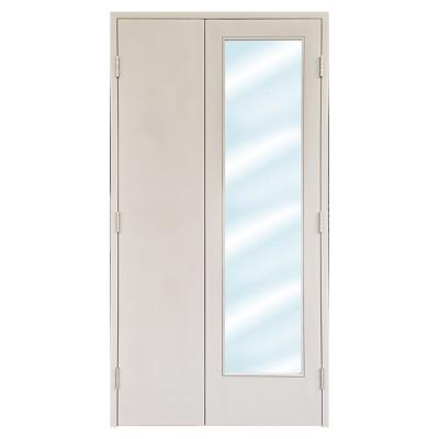 China Contemporary Modern Closet Designs Interior Front Entrance Swing Closet Door With Clear Mirror For Homes for sale