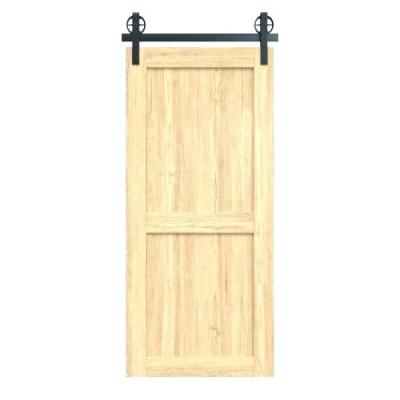 China Modern Solid Wood Unfinished Material Sliding Door For Room for sale