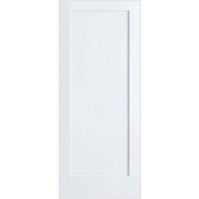 China Modern Solid 1 Panel MDF Door Core White Primed Sliding Wood Door For Room for sale