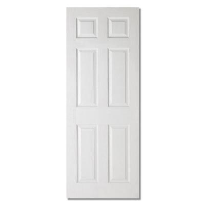 China Modern Attractive Hot Sale 6 Panel HDF Molded Door Cavity Core Interior Door Design With Cheap Price for sale