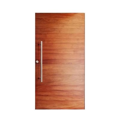 China Exterior Solid Wood Windproof White Oak Pivot Door for sale