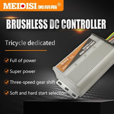 China Aluminum bldc electric car conversion kit 72V/1200W Double 18Tubes Brushless DC Motor Controller for sale