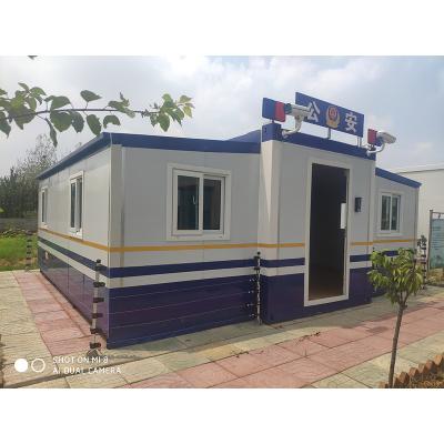 China Modern Wood Grain 40 Feel Fabricated Expandable 20Ft Container Flat Pack Container House for sale