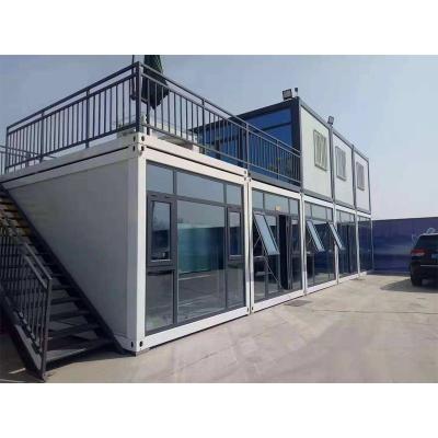 China Modern Easy Assembly Prefab Factory Flat Pack Container Home Stackable Prefab House for sale