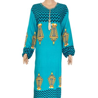 China Breathable Dubai Abaya Turkish Arabic Muslim Women's Long Robe Luxury Ethnic Dress British American Tops Dress for sale