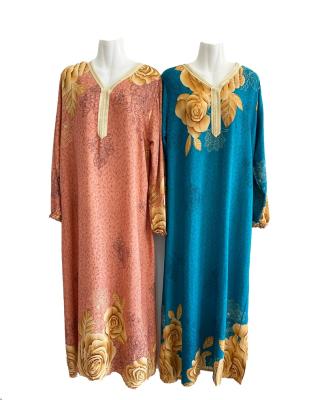 China Breathable Customize Silk Dresses Muslim Abaya Modern Kaftan Fashion Designer Islamic Clothing For Women African Clothing for sale