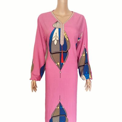 China Dubai Turkey Breathable Arab Oman Elegant Chiffon Kimono for Women Muslim Solid Pink Layers Open Muslim Abaya Dresses Islamic Clothing for sale