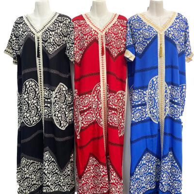 China Breathable Women Moroccan Kaftan Dress Suppliers Muslim Clothing Dress for sale