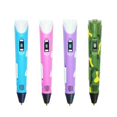 China Led Display Factory Supply Lcd Led Display .1.75mm PLA Filament 3d Printing Doodle Pen Price For Kids for sale