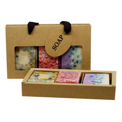 China Handmade Flower Gift Box Factory Supplier Custom Sap Packaging Soap Boxes for sale