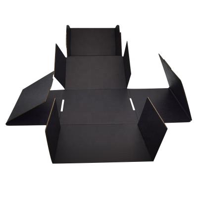 China Matte Packaging Box Custom Logo Handmade Black Clothes Mug Mailer Paper Box for sale