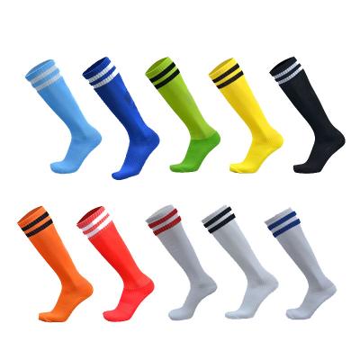 China Breathable Popular Outdoor Sports Knee High Breathable Football Socks for sale