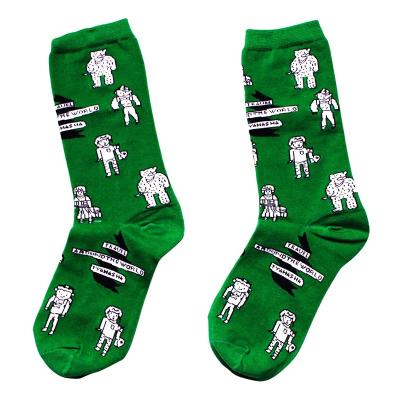 China Antibacterial Quality Custom OEM Cotton Men Colored Funny Socks for sale