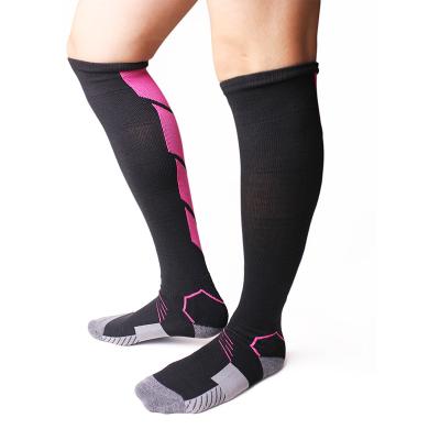 China Wholesale anti knee high men's sport compression sock men's athletic socks viable anti-slip slip for sale