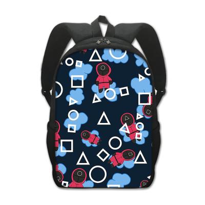 China Hot sale fashion squid game waterproof children school bags girl schoolbag backpack kids school bag for sale