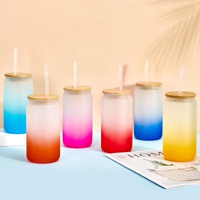 China Wholesale Custom Juice Bottles Shaped Glass Beverage Color Glass Beverage Bottle 350ml 500ml High for sale