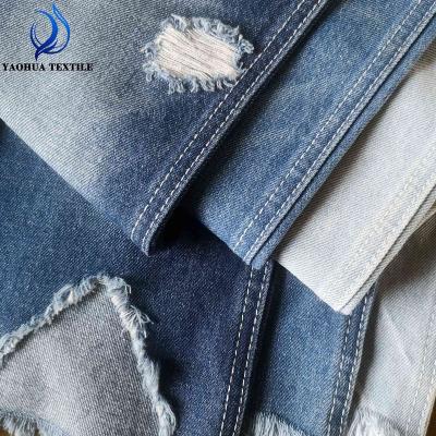 China Anti-static 2288 supplier recommended non stretch cheap price 10.5oz cotton polyester viscose woven twill denim fabric for jeans for sale