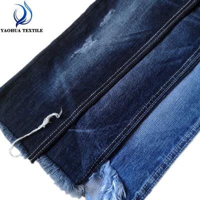 China High Quality Shrink-Resistant K950 Cotton Spandex Three Through A Twill Jeans Denim Fabric for sale