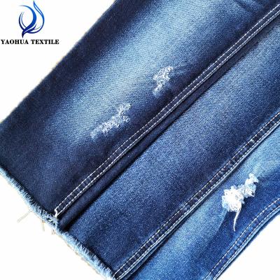 China K1522 Cotton Polyester Stretch Twill Imitation Knitted Denim Fabric Shrink-resistant For Lady And Children for sale