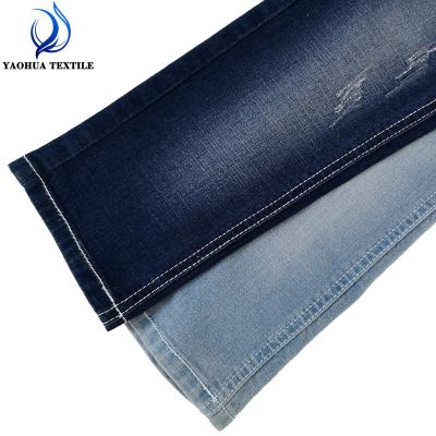 China Antistatic Polyester Viscose 347 Cotton Cheap Denim Fabric For Jeans And Jackets for sale