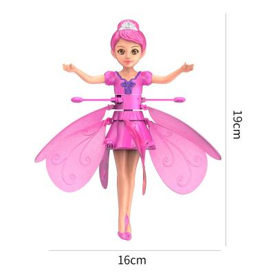 China Girl's Game Toy Induction Gesture Sensing Airplanes Fairy Inductive Hand Sensing With Sensors Mini Flight Toy for sale