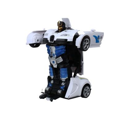 China Gesture Induced /Remote Control Deformation 2 in 1 RC Transformation Gesture Sensing Deformation Vehicle Remote Control Model Toy For Kids for sale