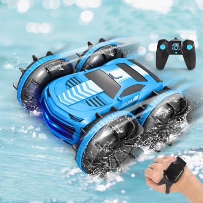 China RC Model Best Price Double-Sided Amphibious Special Vehicle Remote Control Toys Deep Water And Land Waterproof RC Car for sale