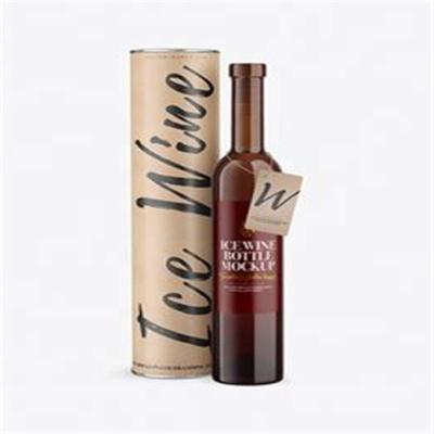 China Chinese Manufactural Biodegradable Wine Packaging Paper Tube 750ml Liquor Glass Bottle Cardboard Packaging Tubes for sale