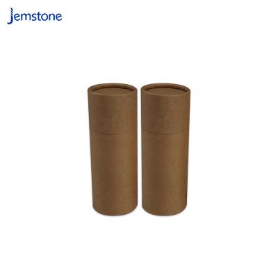 China Eco Friendly Biodegradable Cardboard Cylinder Kraft Paper Food Grade Tea Paper Tube Box Packaging for sale