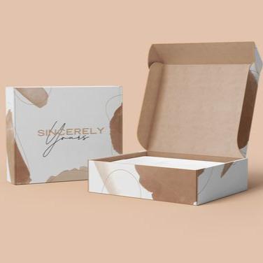 China Recycled Materials Wholesale Brown Cardboard Box Kraft Jewelry Ring Earring Paper Box Gift Jewelry Packaging Box for sale