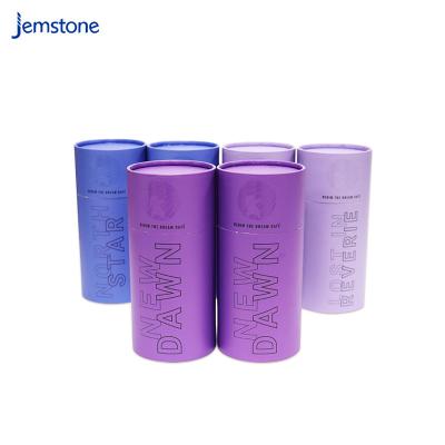 China Handmade Custom LOGO Printing Luxury Recycled Cardboard Round Paper Tube Box Cosmetic Packaging for sale