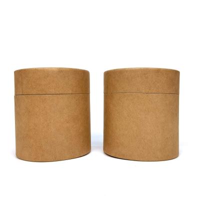 China WHOLESALE Biodegradable 10ml 20ml 30ml 50ml 100ml 250ml Cylinder Powder Food Packaging Paper Tube Packaging for sale