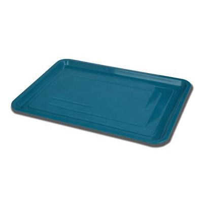 China Viable Large China Tray Manufacturer Wholesale Black Trimming Tray Custom Serving Tray for sale