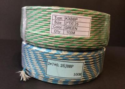 China Type K Extension Cable KXBBP 2*7/0.25 Green zu verkaufen