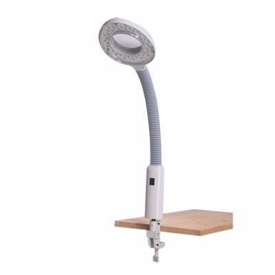 China DT-709 Todom 5X 3X 20W LED Dimmable Magnifying Magnifying Pedestal Office Desk Light for sale