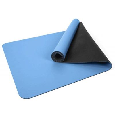 China High Quality Customized Personal Yoga Mat PU Natural Rubber Waist Label Logo Non Slip Colorful Durable Exercise Mat for sale