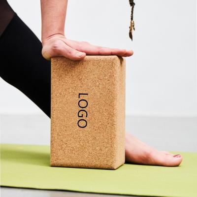 China Custom Wooden Yoga Block Eco-friendly Yoga Exercise Pack 3*6*9/4*6*9 Inch Yoga Block for sale