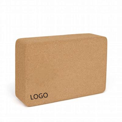 China Wholesale Yoga Exercise Amazon Yoga Accessories 3*6*9/4*6*9 Inch Cork Yoga Block Custom for sale