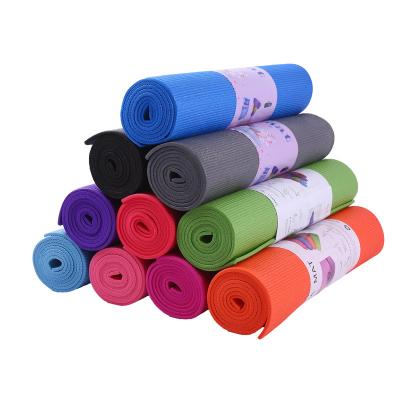 China Yoga Pilate Exercise PVC Foam Printed Exercise Non Slip Eco Friendly Gym Equipment Fitness Yoga Mat for sale