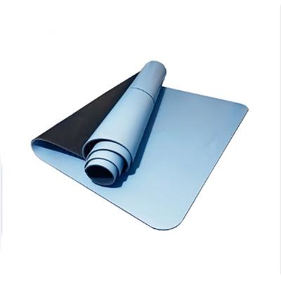 China Durable Bulk Yoga Mat Custom Design Non-Slip Fitness Yoga Mat 183*68cm Yoga Mat PU With Text Line for sale