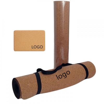 China Custom Yoga Exercise Pack 3*6*9/4*6*9 Inch CCork Yoga Block And Cork Set for sale