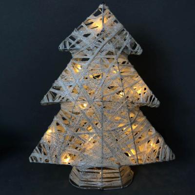 China Iron& 2020 New Arrivals Party Christmas Paper Wire Frame Christmas Tree Decoration Indoor Ornament for sale